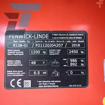 Skjutstativtruck 2018  Linde R12B-01 (17)