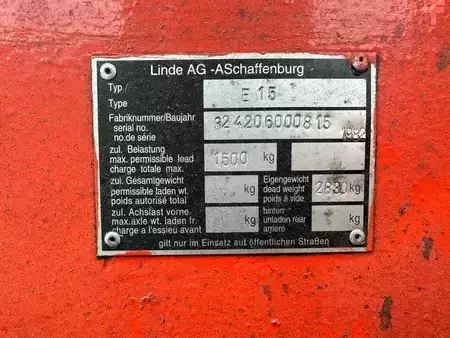 Elektrisk- 3 hjul 1982  Linde E15 (12)