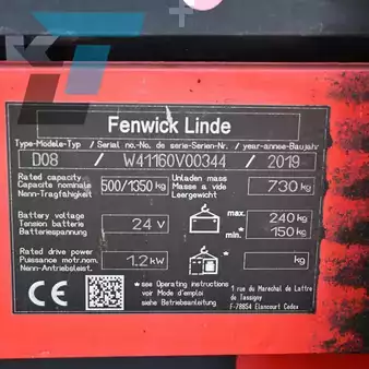 Ruční vysokozdvižný vozík 2019  Linde D08 (14)