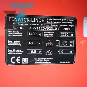 Skjutstativtruck 2019  Linde R14-01 (14)