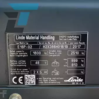 Elektro 4 Rad 2017  Linde E16P-02 (16)