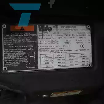 Elektromos 3 kerekű 2000  Yale ERP 18 ATEF (16)