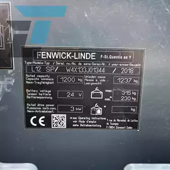 Ruční vysokozdvižný vozík 2018  Linde L12SP Elektrische stapelaar (18)