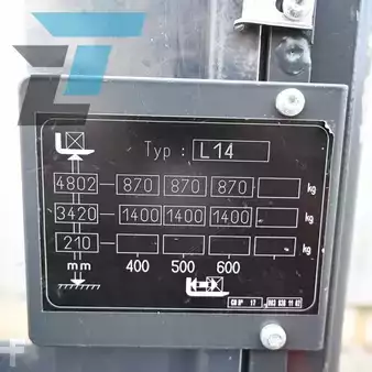 Ledstaplare 2015  Linde L14 Elektrische stapelaar (17)