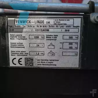 Pallestabler 2018  Linde L12 Elektrische stapelaar (16)