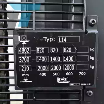Ledstaplare 2020  Linde L14 Elektrische stapelaar (14)