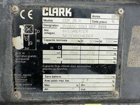 Dieselový VZV 1998  Clark CDP 25H Diesel Heftruck (14)