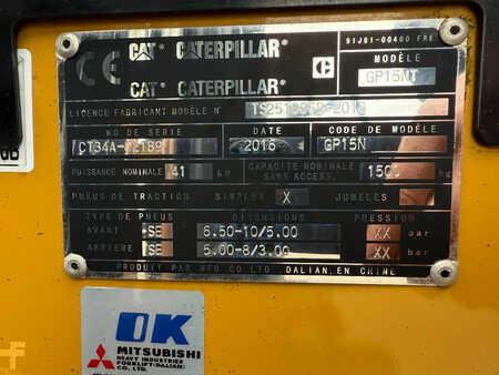 Gasoltruck 2016  CAT Lift Trucks GP15NT LPG Heftruck (13)