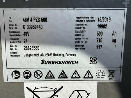Elektro tříkolové VZV 2019  Jungheinrich EFG213 Elektrische Heftruck (16)