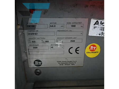 4-wiel elektrische heftrucks 2008  BT C3E160 Elektrische heftruck (16)