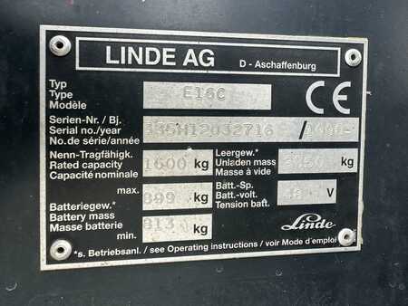 Eléctrica de 3 ruedas 1998  Linde E16C (10) 