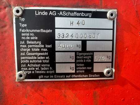 Wózki widłowe diesel  Linde H40D (10) 