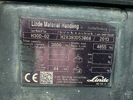 Diesel gaffeltruck 2013  Linde Linde H30D-02 (16)