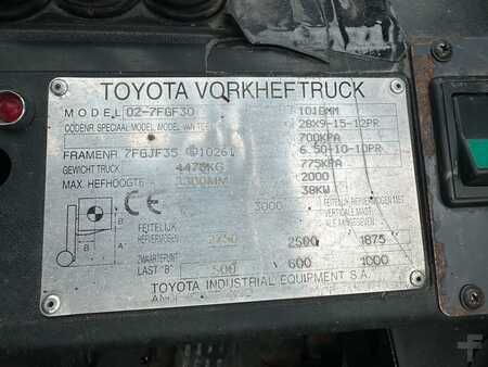 Gas gaffeltruck 2000  Linde Toyota 02-7FGF30 (10)