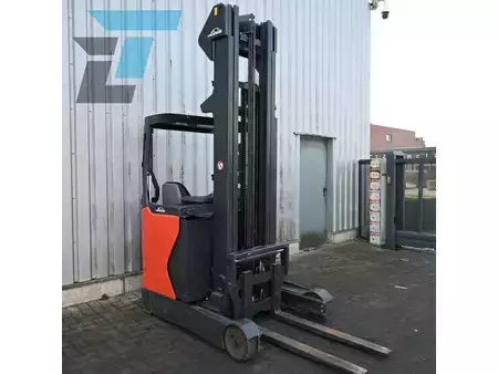 Chariots à mât rétractable 2014  Linde R14 Elektrische reachtruck (12)