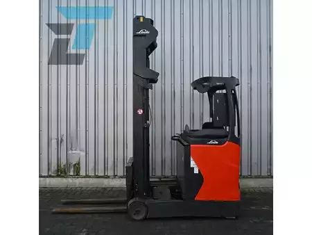 Chariots à mât rétractable 2014  Linde R14 Elektrische reachtruck (6)