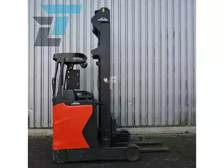 Chariots à mât rétractable 2014  Linde R14 Elektrische reachtruck (7)