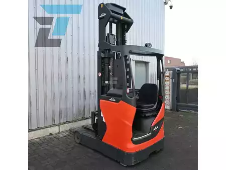 Chariots à mât rétractable 2014  Linde R14 Elektrische reachtruck (9)