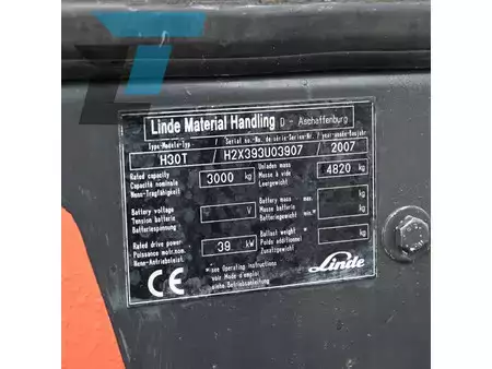 Wózki gazowe 2007  Linde H30T LPG Heftruck (14)