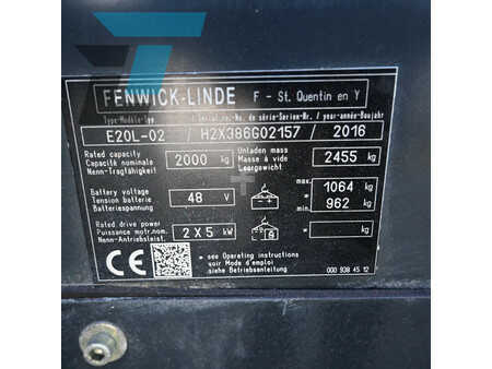 Diesel heftrucks 2016  Linde E20L-02 Elektrische heftruck (14)