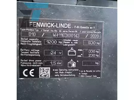 Magasemelésű béka 2020  Linde D10 Elektrische stapelaar (17)