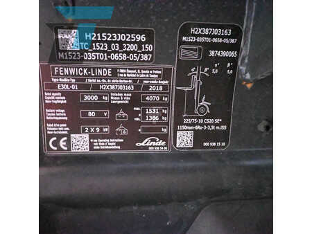 Eléctrico - 4 rodas 2018  Linde E30L-01 Elektrische Heftruck (15)