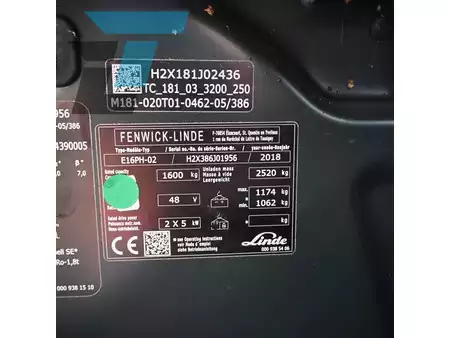 Elektro 4 Rad 2018  Linde E16PH-02 Elektrishe heftruck (15)
