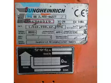 LPG Forklifts 1997  Jungheinrich TFG 80 2.400-462ZT (16)