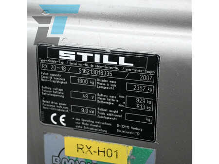 Chariots électriques à 3 roues 2007  Still RX20-18 Elektrische heftruck (16)