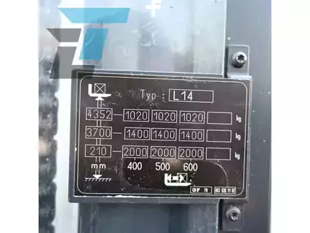 Wózek wysokiego podnoszenia 2016  Linde L14 Elektrische stapelaar (14)