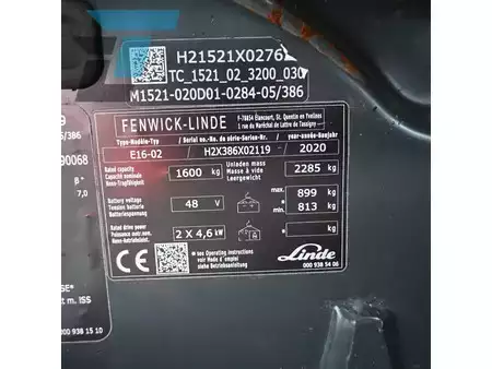 Elektro tříkolové VZV 2020  Linde E16-02 Elektrische heftruck (17)