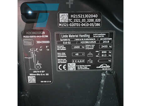 Elektro čtyřkolový VZV 2018  Linde E16-02 Elektrische heftruck (15)
