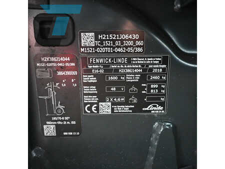 Elektrisk- 3 hjul 2018  Linde E16-02 Elektrische heftruck (12)