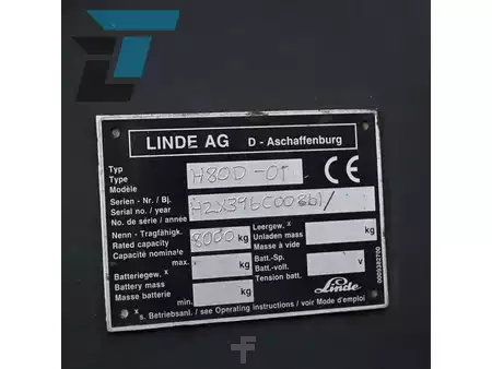 Wózki widłowe diesel - Linde H80D-01 Diesel heftruck (12)