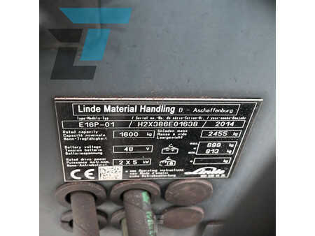 Elektro čtyřkolový VZV 2014  Linde E16P-01 Elektrische heftruck (15)