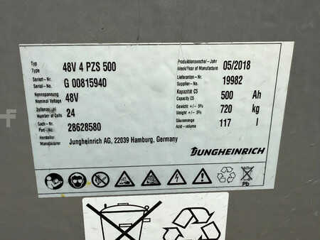 El truck - 3 hjulet 2018  Jungheinrich EFG215 Elektrische Heftruck (16)