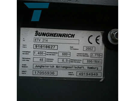 Schubmaststapler 2002  Jungheinrich ETV 214 Elektrische reachtruck (18)