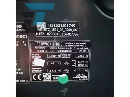 Elektromos 4 kerekű 2018  Linde E18PH-02 Linde E18PH-02 Elektrische Heftruck (16)