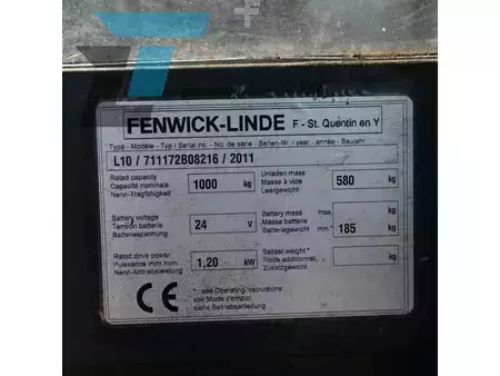 Apilador eléctrico - Linde L10 Elektrische stapelaar (13)