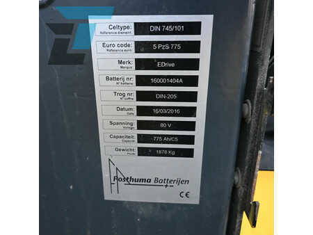 El Truck - 4-hjul 2007  Hyster J2.50XM-861 Elektrische Heftruck (17)