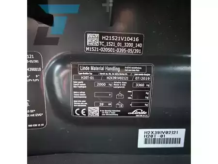 Gázüzemű targoncák 2019  Linde Linde H20T-01 (13)