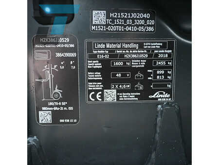 Elektrisk- 4 hjul 2018  Linde E16-02 Elektrische Heftruck 1507H!! (14)