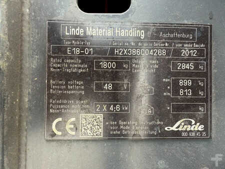 Elektro 4 Rad 2012  Linde E18-01 Elektrische Heftruck (16)