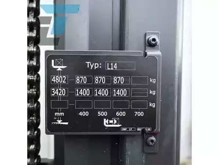 Magasemelésű béka 2020  Linde L14 Elektrische stapelaar (14)