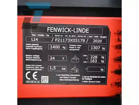 Magasemelésű béka 2020  Linde L14 Elektrische stapelaar (17)