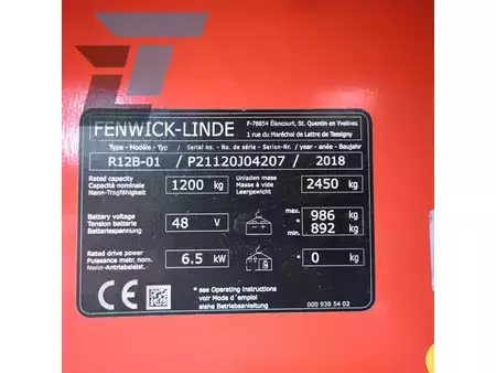 Schubmaststapler 2018  Linde R12B-01 Elektrische heftruck (17)