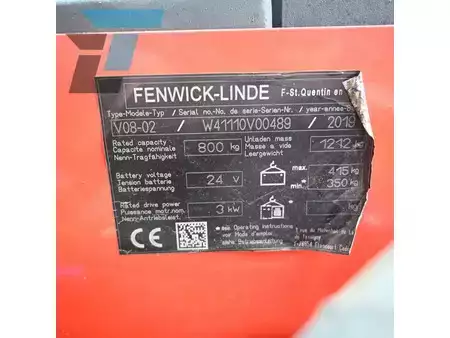 Verticale orderpickers 2019  Linde V08-02 Elektrische horizontale orderpicker (17)