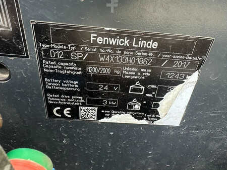 Ledstaplare gå 2017  Linde D12SP Elektrische Stapelaar (17)