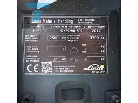 LPG Forklifts 2017  Linde H25T-02 Linde H25T-02 LPG Heftruck (13)