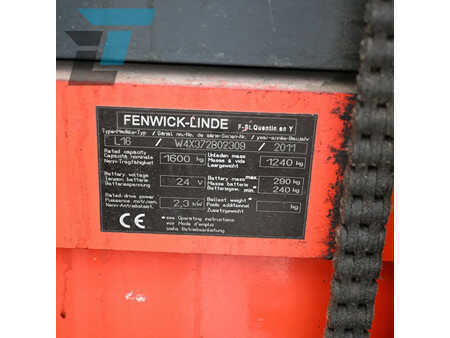 Wózek wysokiego podnoszenia 2011  Linde L16 (8)
